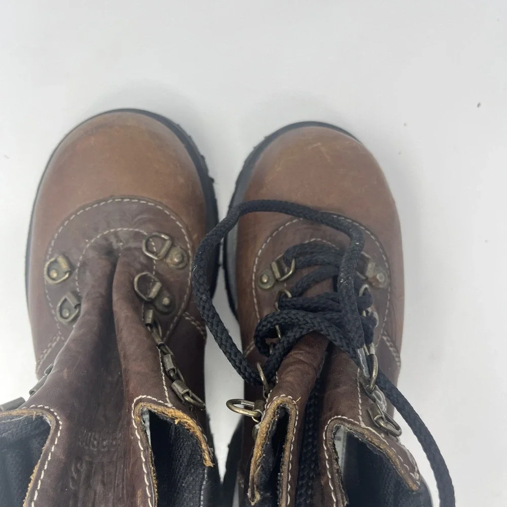 Vintage Dr. Martens 8731 Brown Leather Boots Made England Chunky Men's 5 (US 6)